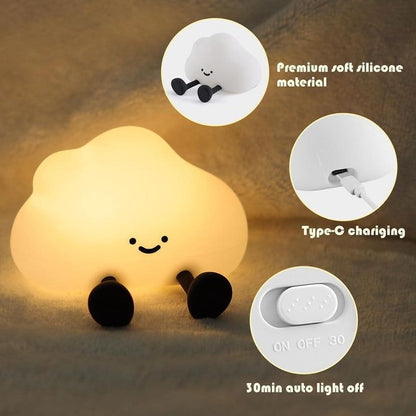 Squishy Silicone Cloud Night Lamp