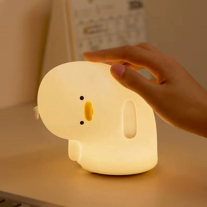 Squishy Silicone Duck Night Lamp