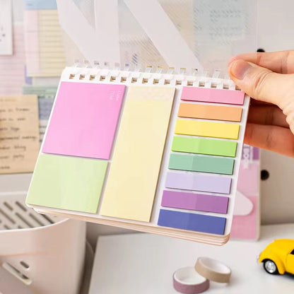 Spiral Pocket Planner | Notebook with Sticky Notes