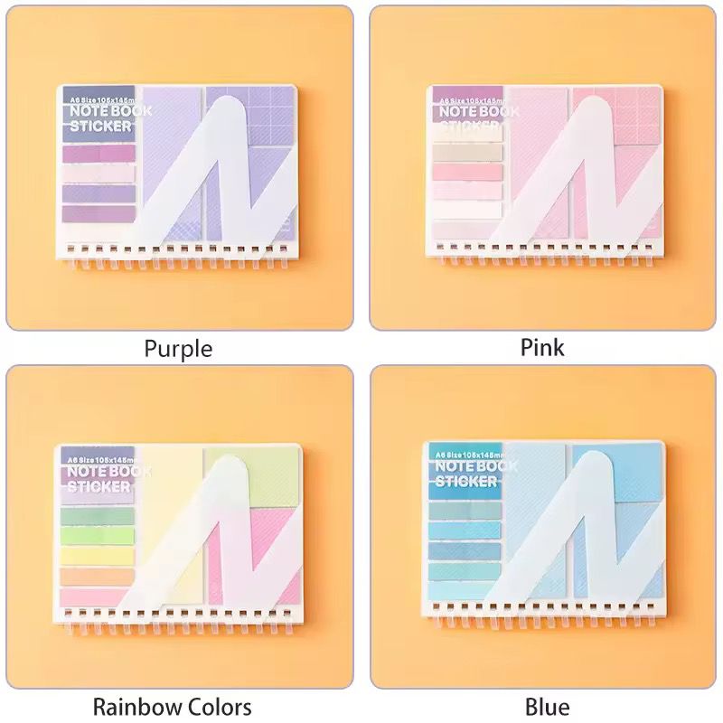 Spiral Pocket Planner | Notebook with Sticky Notes