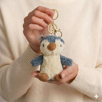Kawaii Plushie Bag Charm | Penguin, Panda & Cat in cute Costume Keychain