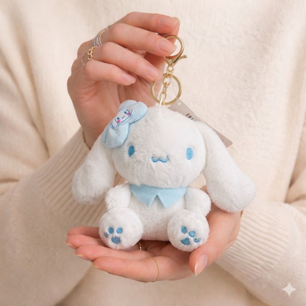 Sanrio Plushie Bag Charm | Kawaii Character Keychain – Limited Edition