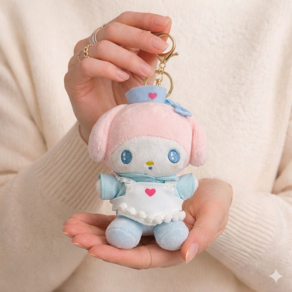 Sanrio Plushie Bag Charm | Kawaii Character Keychain – Limited Edition