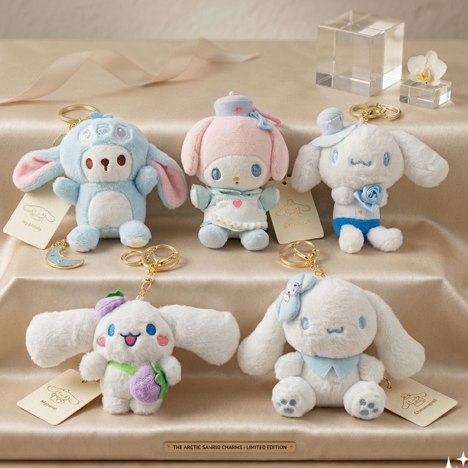 Sanrio Plushie Bag Charm | Kawaii Character Keychain – Limited Edition