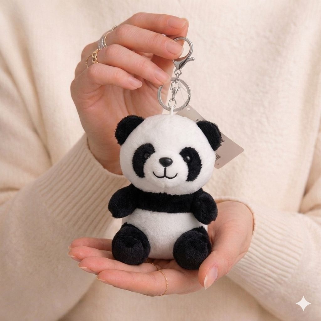 Kawaii Plushie Bag Charm | Penguin, Panda & Cat in cute Costume Keychain
