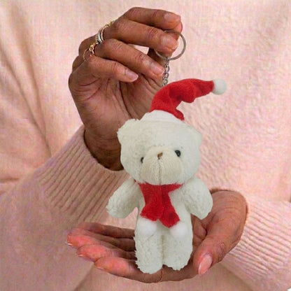 Mini Bear Plushie Keychain | Soft Teddy Bag Charm | 3 Styles