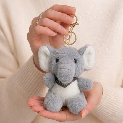 Kawaii Animal Plushie Keychain | Elephant, Camel & Lulu Bag Charm | 3 Designs