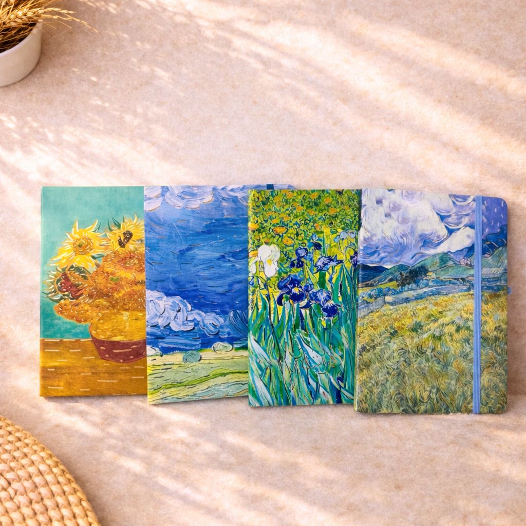 Van Gogh Art Hardcover Notebook – Aesthetic Ruled Journal