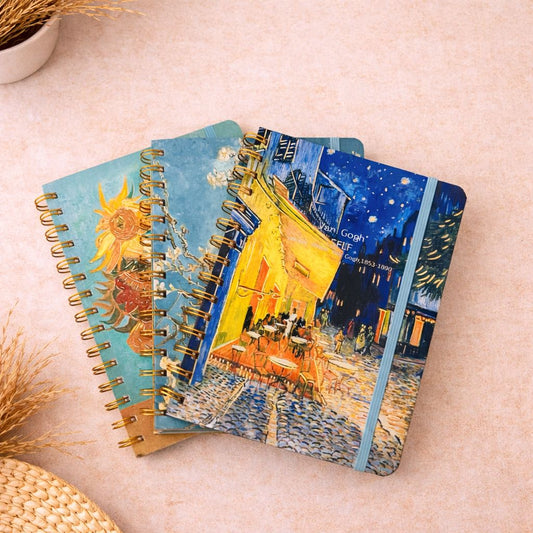 Van Gogh Art Series Spiral Notebook – Aesthetic Ruled Journal