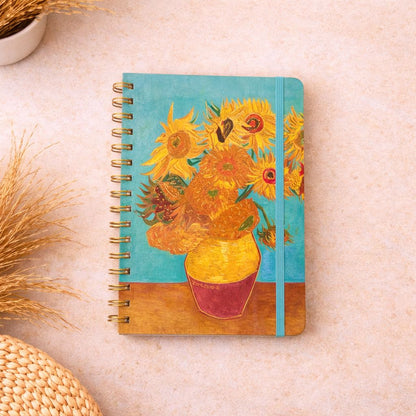 Van Gogh Art Series Spiral Notebook – Aesthetic Ruled Journal