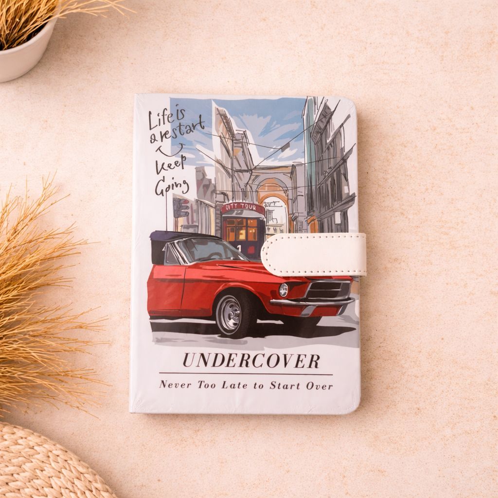 Travel Illustrated Hardcover Notebook – Ruled Journal