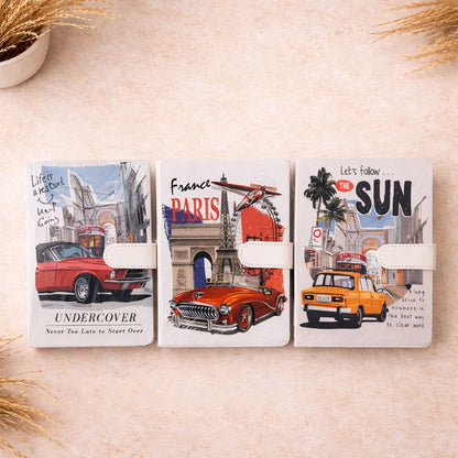 Travel Illustrated Hardcover Notebook – Ruled Journal