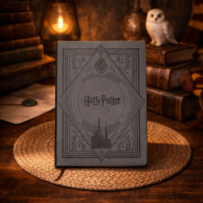 Harry Potter Embossed Hardcover Notebook – Hogwarts Ruled Journal