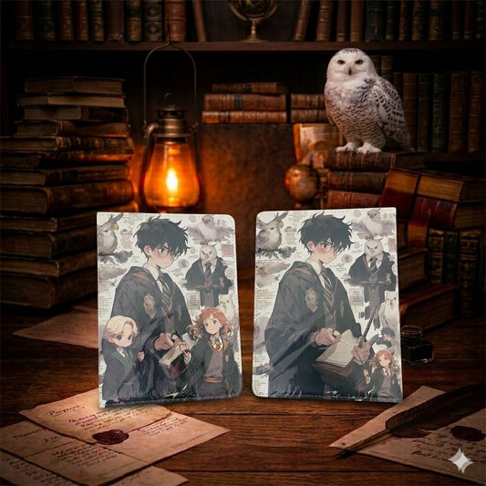 Harry Potter Anime Art Notebook | Newspaper Print & Full-Print PU Cover Journal