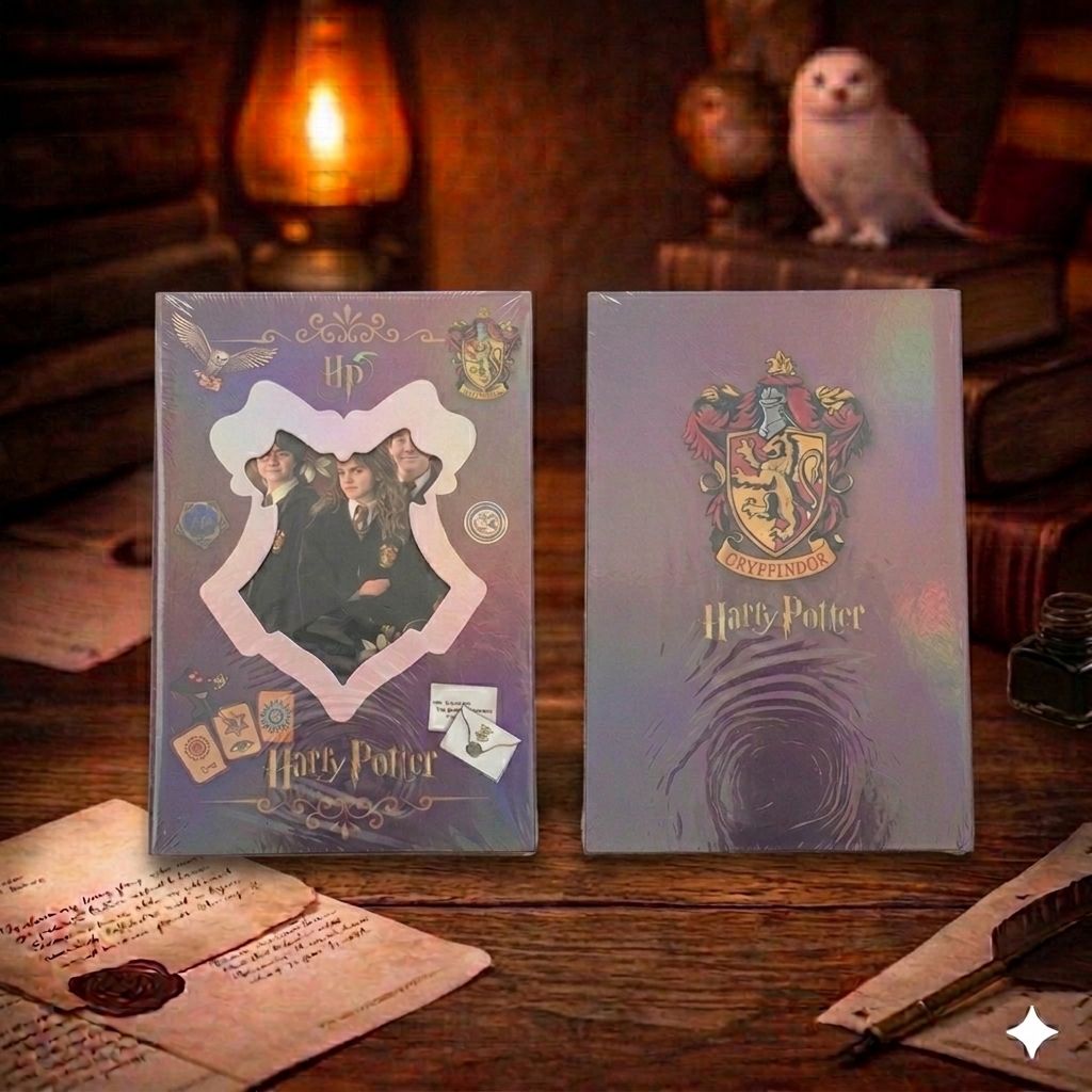 Harry Potter Holographic Notebook | Iridescent Cover Journal | Wizarding World