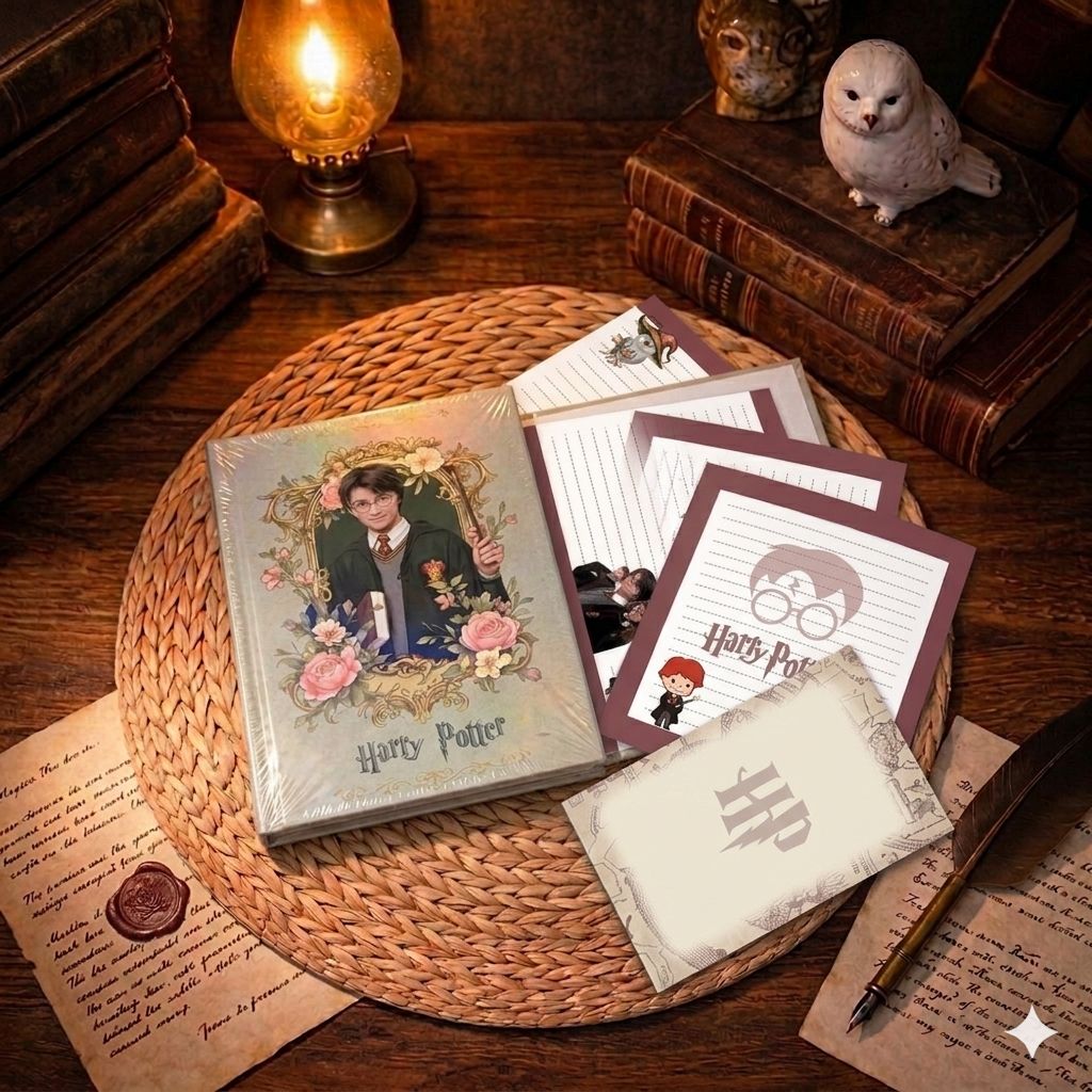 Harry Potter Holographic Notebook | Iridescent Cover Journal | Wizarding World