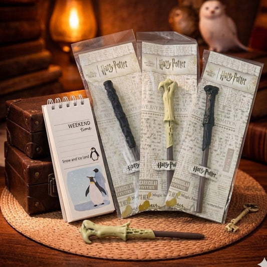 Harry Potter Magic Wand Gel Pen | Wizarding World Collectible Stationery