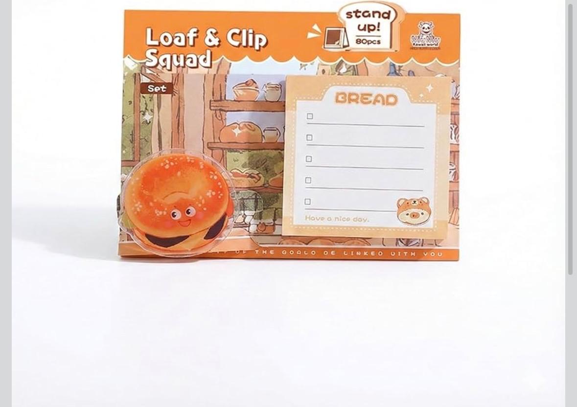 The Loafy Memo And Clip Set ( Pack Of 2 ) Random Design