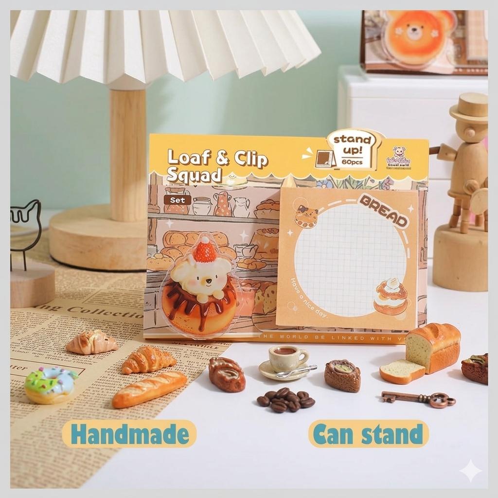 The Loafy Memo And Clip Set ( Pack Of 2 ) Random Design