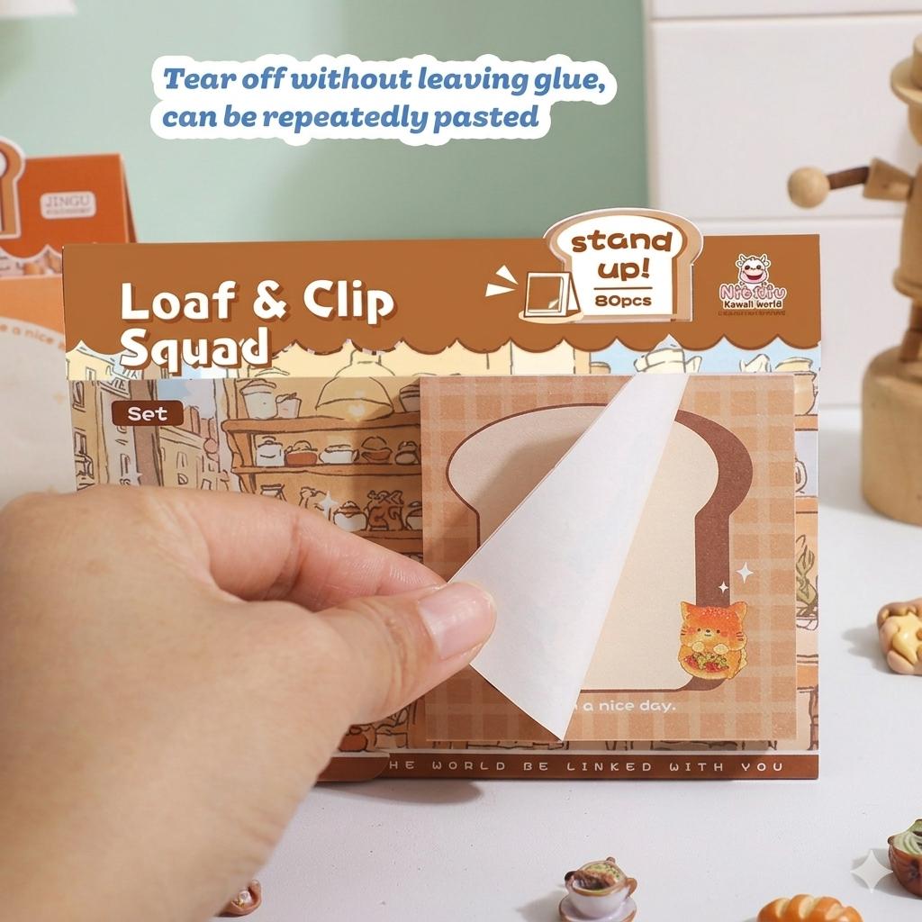 The Loafy Memo And Clip Set ( Pack Of 2 ) Random Design