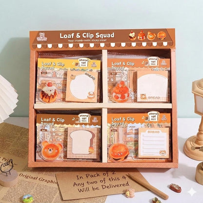 The Loafy Memo And Clip Set ( Pack Of 2 ) Random Design