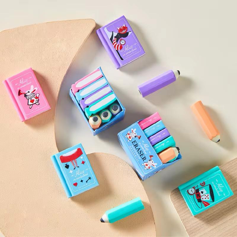 Booky Clean Book and Pencil Eraser Pack Of 2