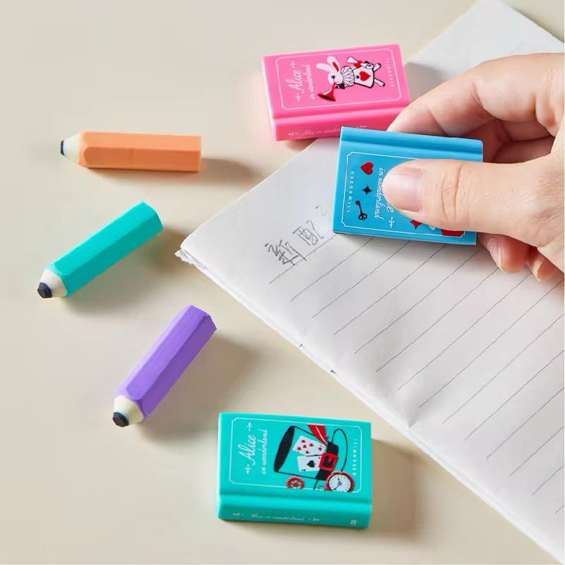 Booky Clean Book and Pencil Eraser Pack Of 2