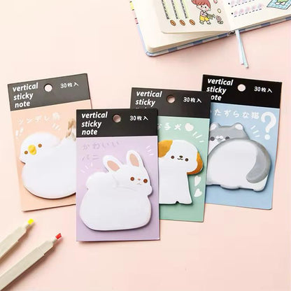 The Snuggle Sticky Notes - Animal Edition Pack Of 4