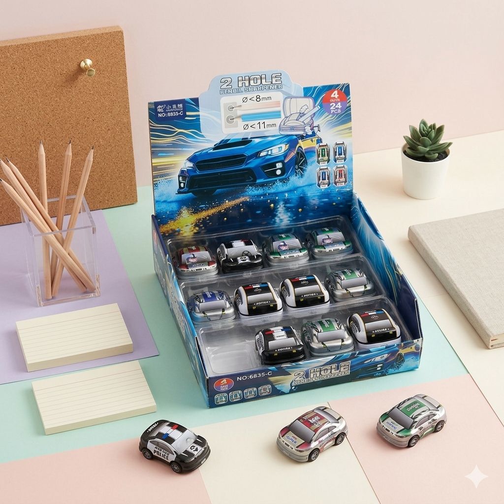 Mini Car Racer Metal Sharpener