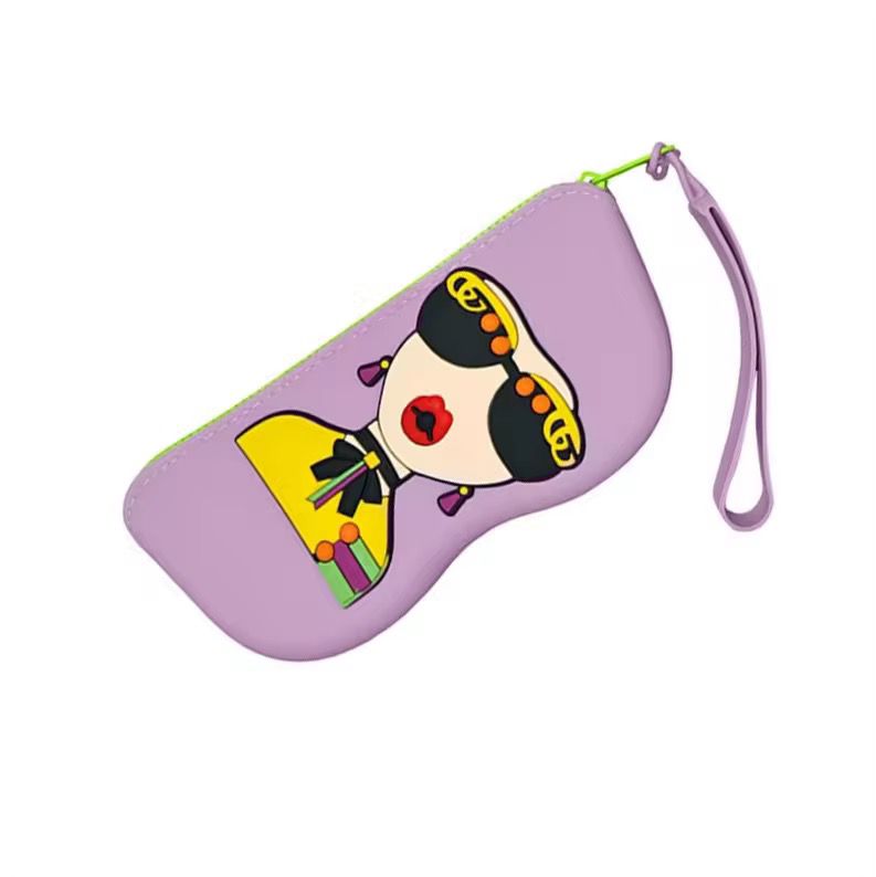 Kawaii Sunglasses Case with Wrist Strap