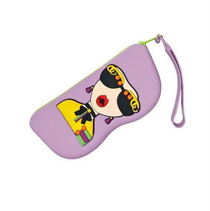 Kawaii Sunglasses Case with Wrist Strap