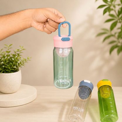 BOIILE Infuser Water Bottle – 650ml with Fruit Infuser & Carry Loop