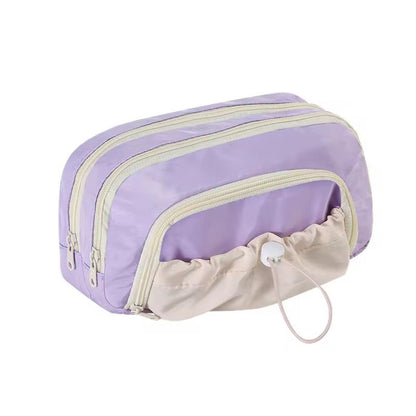 Multi-Compartment Pencil & Cosmetic Pouch