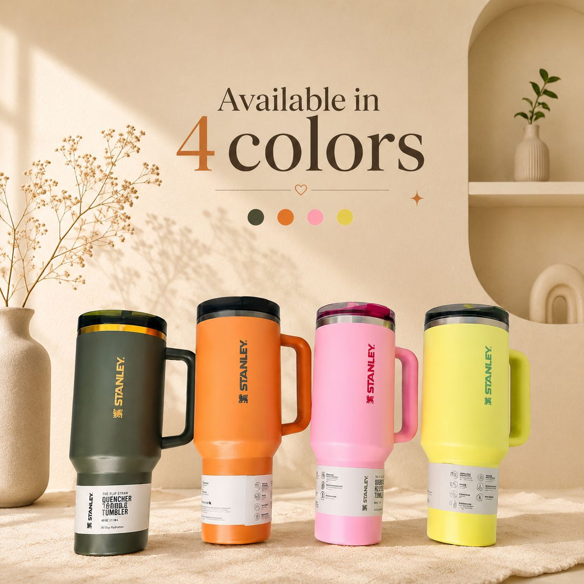 Stanley Quencher. Flip Straw Tumbler 40oz