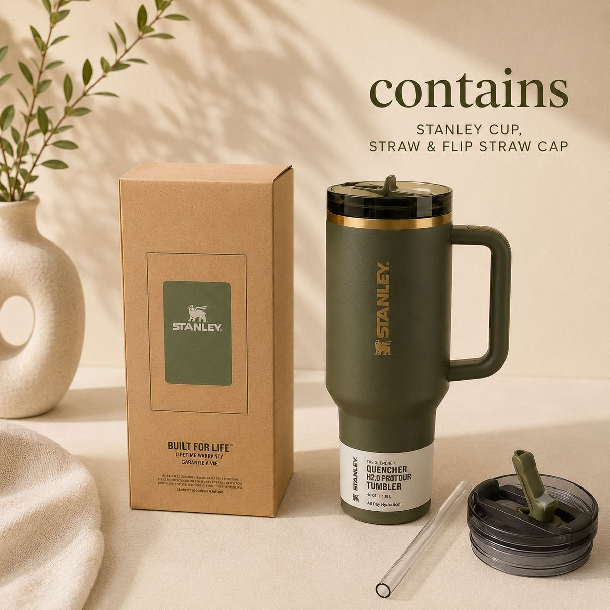 Stanley Quencher. Flip Straw Tumbler 40oz