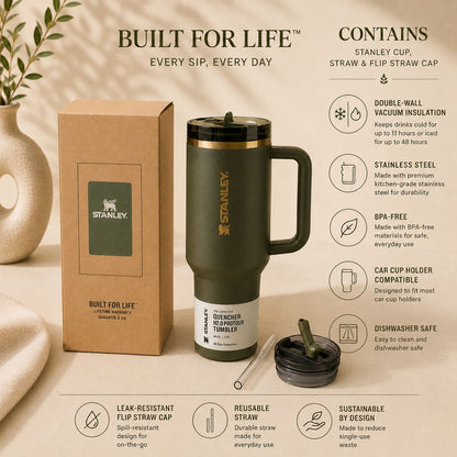 Stanley Quencher. Flip Straw Tumbler 40oz