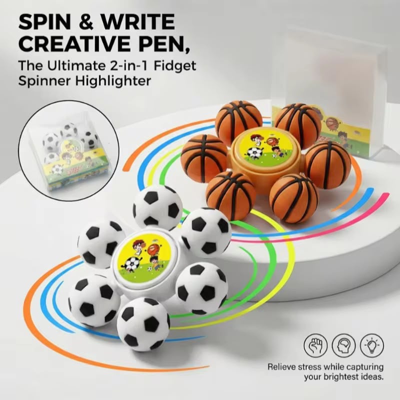 Fidget Spinner Highlighter Set
