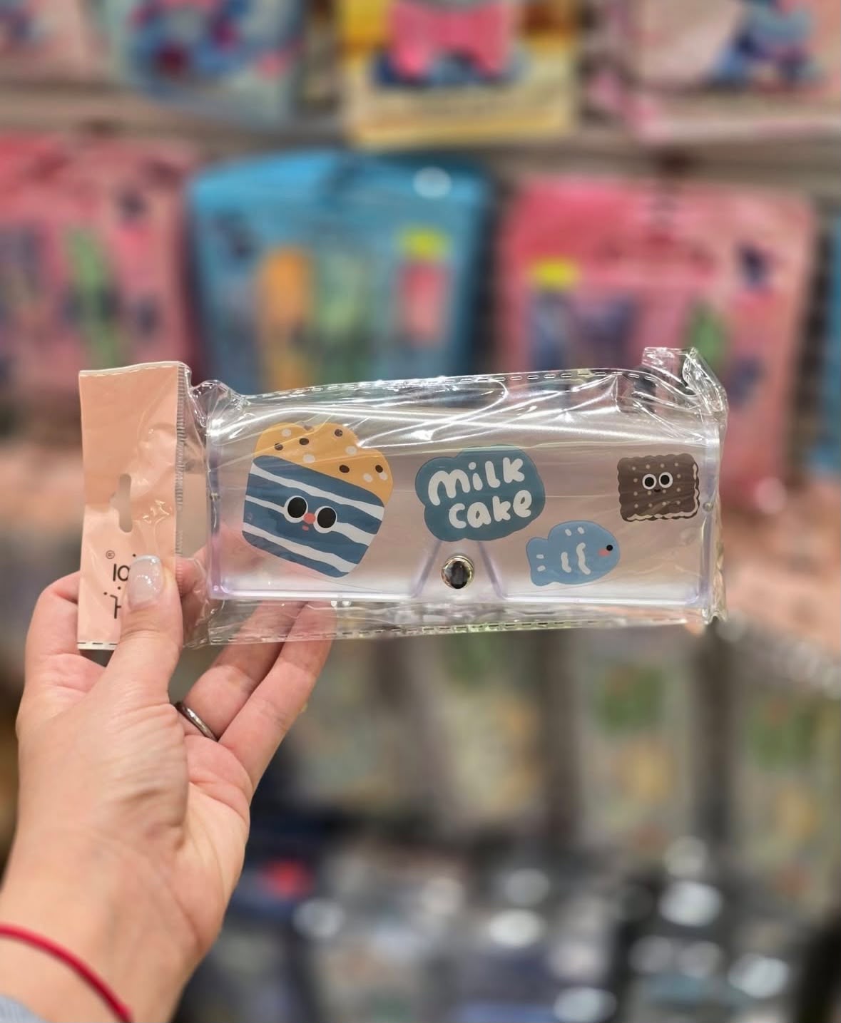 Kawaii Transparent Glasses Case – Cute Character Mix Design - Pack of 2