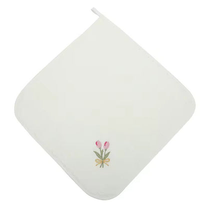 Floral Embroidered Hand Towel – Gift Box - Mix Colour - Pack of 2