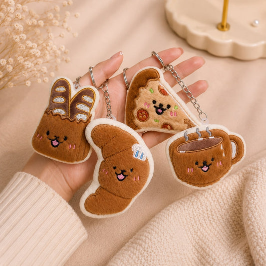 Kawaii Food Plushie Keychain & Bag Charm