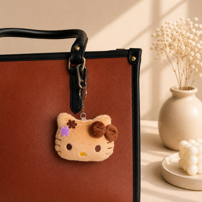 Kawaii Kitty Cat Plushie Keychain & Bag Charm