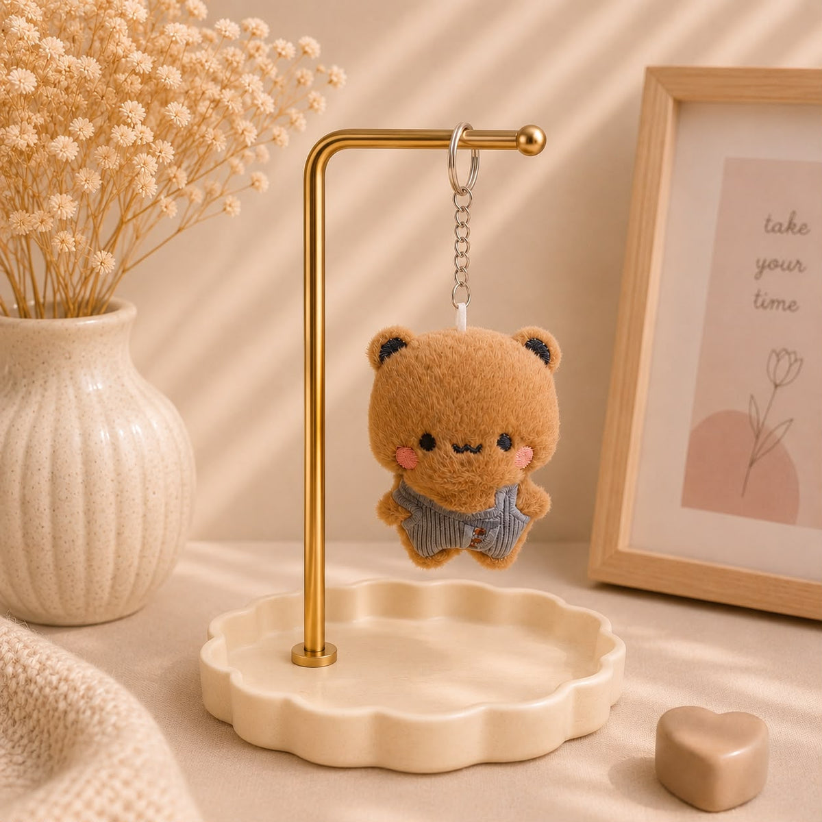 Dudu & Bubu Kawaii Bear Plushie Keychain & Bag Charm