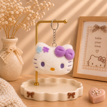 Kawaii Kitty Cat Plushie Keychain & Bag Charm