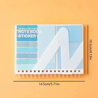Spiral Pocket Planner | Notebook with Sticky Notes