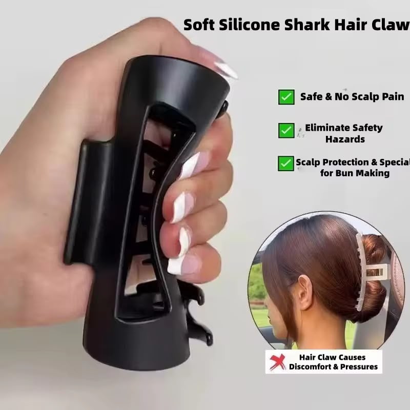 Flex Hold Hair Claw Clip – Matte Rectangle | Non Breakable