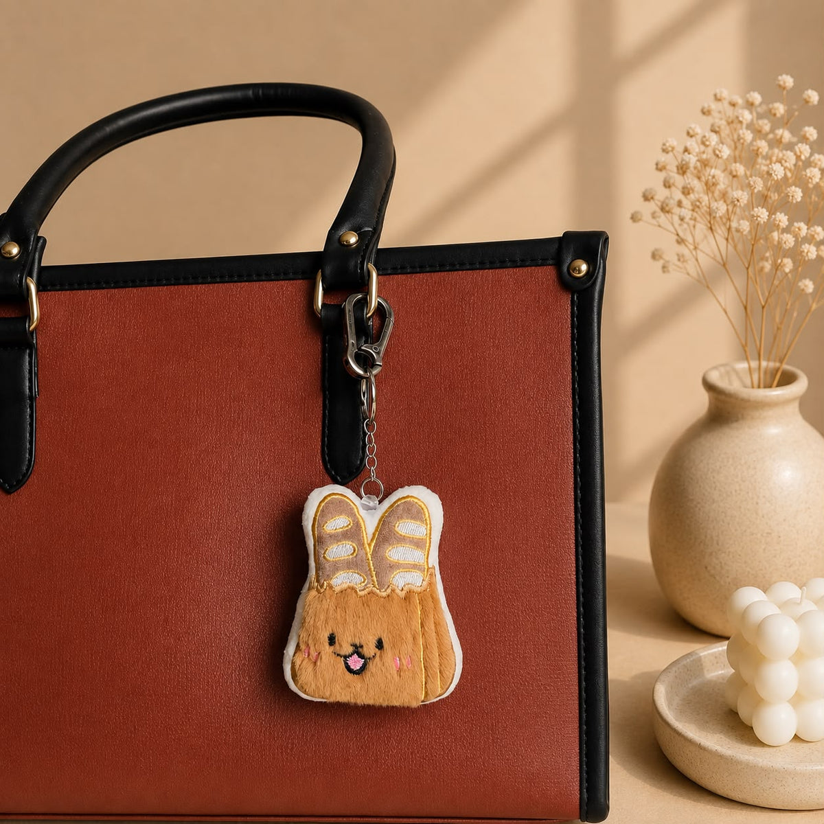 Kawaii Food Plushie Keychain & Bag Charm