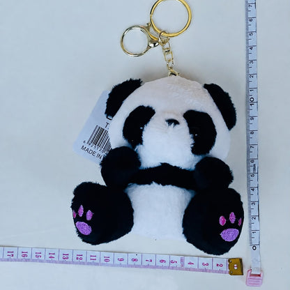 Kawaii Panda Plushie Keychain & Bag Charm