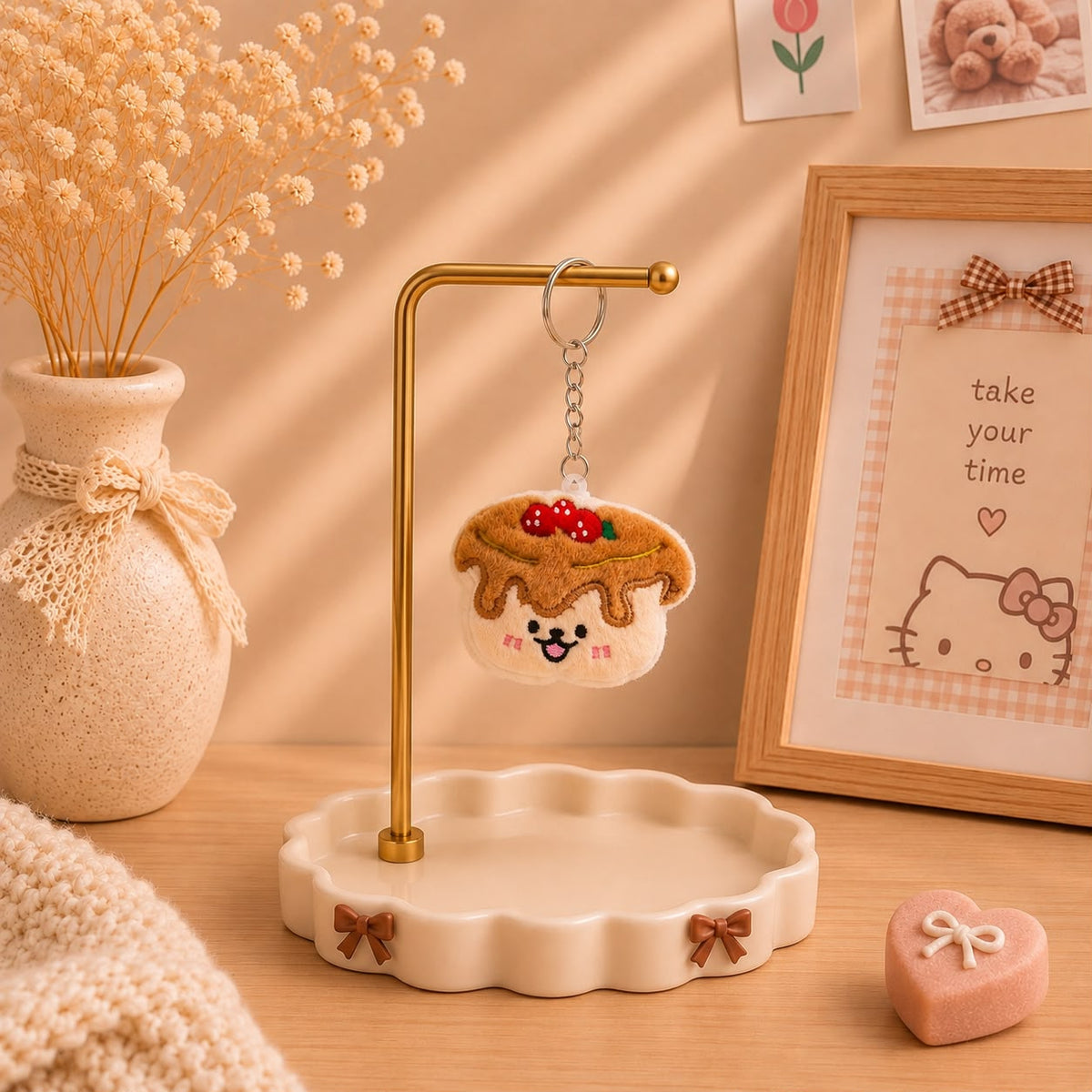Kawaii Food Plushie Keychain & Bag Charm