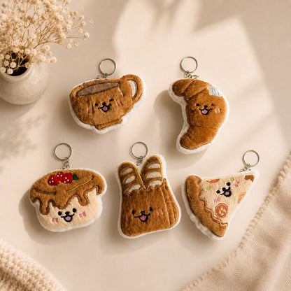 Kawaii Food Plushie Keychain & Bag Charm