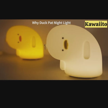Squishy Silicone Duck Night Lamp